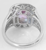 Pink Sapphire Filigree Ring