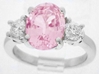 Classic Pink Diamond Sapphire Rings