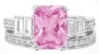Vintage Pink Sapphire Engagement Rings
