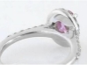 Pink Sapphire and Diamond Engagement Ring