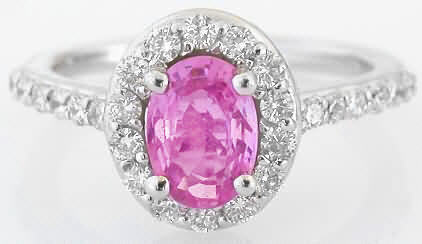 Pink Sapphire Ballerina Ring