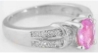 Oval Pink Sapphire Diamond Ring