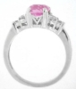 Pink Sapphire Diamond Engagement Rings