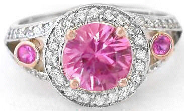 Custom Pink Sapphire Ring
