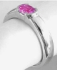 Pink Sapphire Wedding Ring