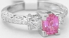 Pink Gemstone Engagement Rings