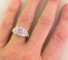 Vintage Pink Sapphire Engagement Rings