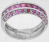 Pink Sapphire Wedding Ring
