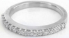 Diamond wedding band in Platinum