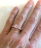 1.38 ct Pink Sapphire Solitaire Ring in 14k rose gold - SSR-5801