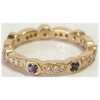Rainbow Sapphire Diamond Ring