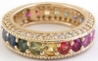 Multicolor Sapphire Ring