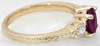 Ornate Magenta Sapphire Ring