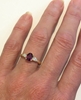 Magenta Sapphire Engagement Rings