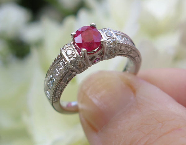 2.00 Ctw Round Cut Lab-Created Pink Ruby Engagement Ring 14K Yellow Gold  Plated | eBay