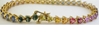 Yellow Sapphire Rainbow Sapphire Bracelets