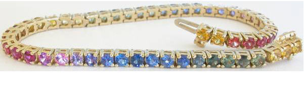 Sapphire Tennis Bracelets