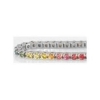 Natural rainbow sapphire ring in 14k gold