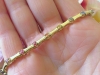 7 1/4 inch Natural Round Rainbow Sapphire Tennis Bracelet in 14k yellow gold - Ceylon Sapphires