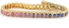 Rainbow Sapphire Radiant Bracelets