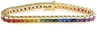 Rainbow Sapphire Line Bracelet
