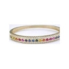 Natural rainbow sapphire ring in 14k gold