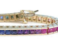 3mm Sapphire Bracelet