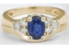 Sapphire Engagement Wedding Rings