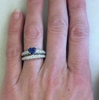 Heart Sapphire Engagement Rings
