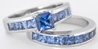 Ceylon Sapphire Wedding Rings