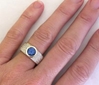 Sapphire Pave Diamond Ring