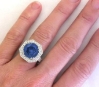 8 carat Round Sapphire Ring