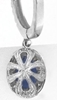 Sapphire Diamond Dangle Earrings