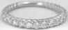 Natural sapphire ring in 14k white gold