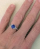 Sapphire Diamond Engagement Ring