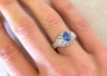 Vintage Style Sapphire Diamond Ring