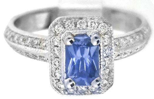 Radiant Sapphire Ring