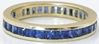 Gold Sapphire Eternity Ring