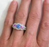 Sapphire and Diamond Ring