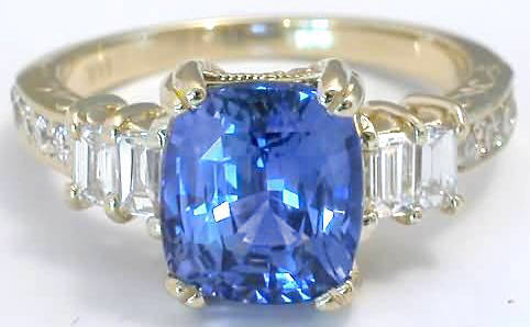 Sapphire Ring Gold