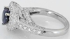 Heart Sapphire Engagement Ring