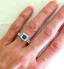 Sapphire Diamond Wedding Rings