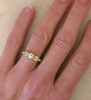 Yellow Diamond Sapphire Engagement Rings