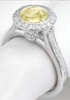 Bright Yellow Sapphire Rings