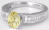 Light Yellow Sapphire Engagement Ring