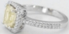 Genuine Light Yellow Sapphire Ring