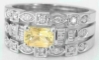 Yellow Sapphire Wedding Set