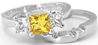 Yellow Sapphire Engagement Rings