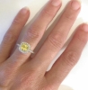 Yellow Gemstone Promise Ring