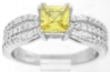White Gold Sapphire Ring